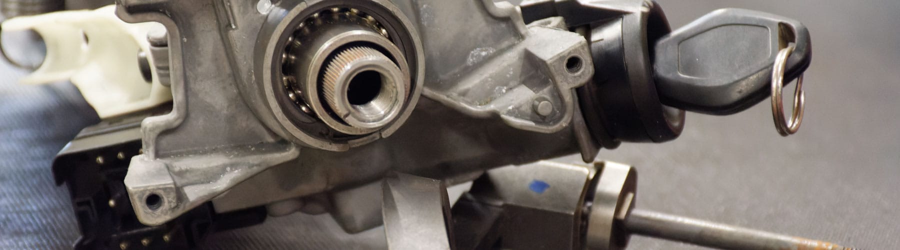 Nahaufnahme der oberen Lenksäule BMW Z4